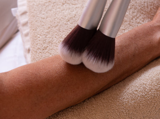 Massage aux pinceaux