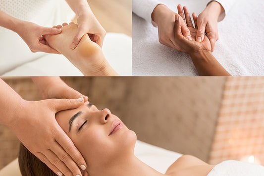 Massage tête mains pieds