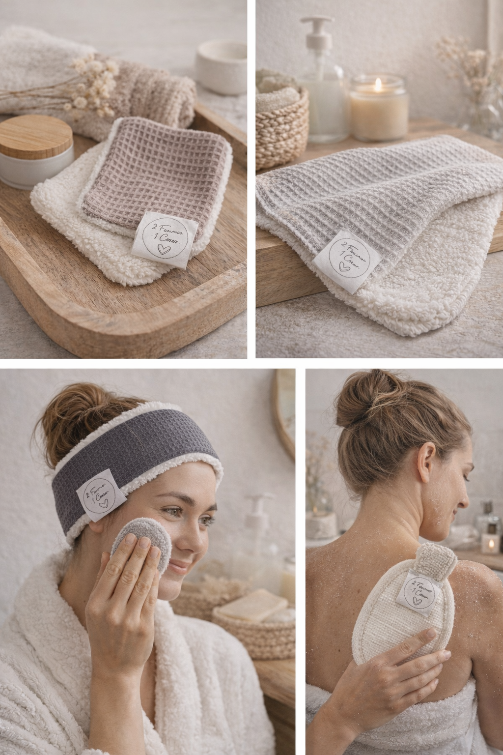 Lingettes démaquillantes lavables