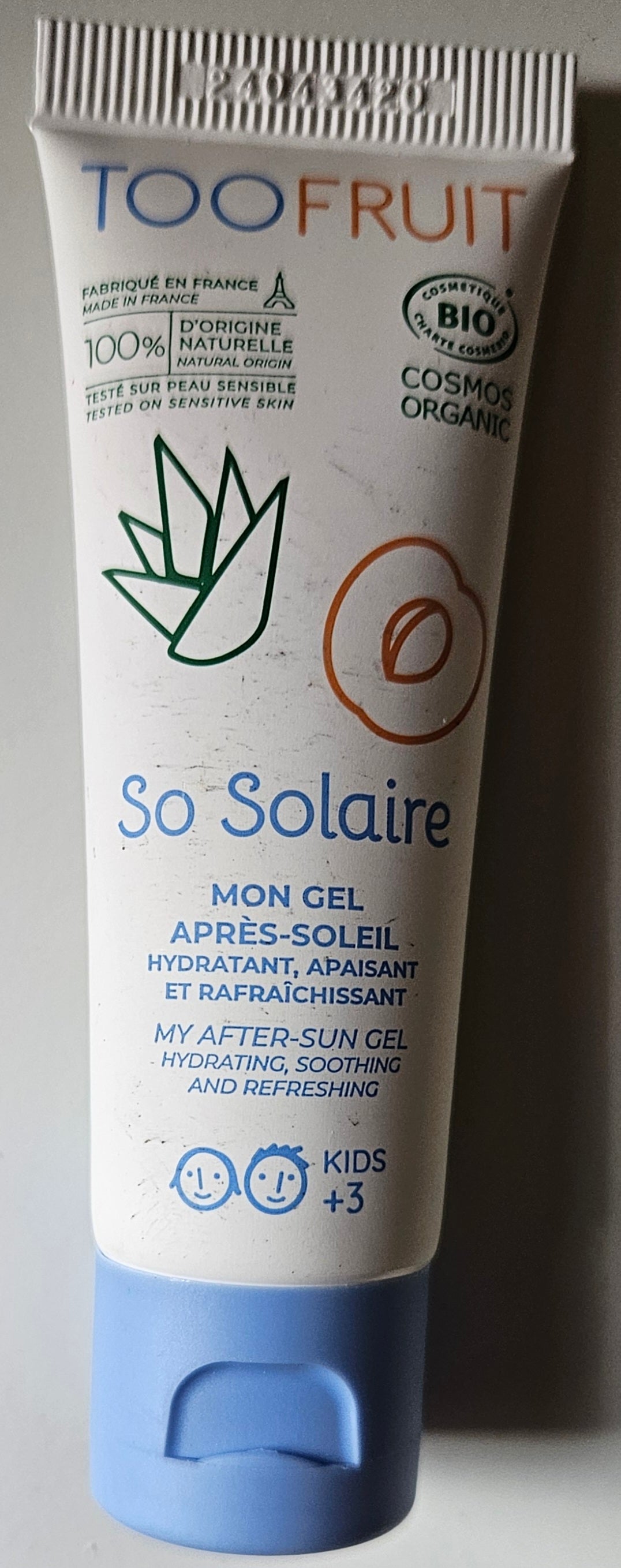 Mon gel après_soleil format voyage