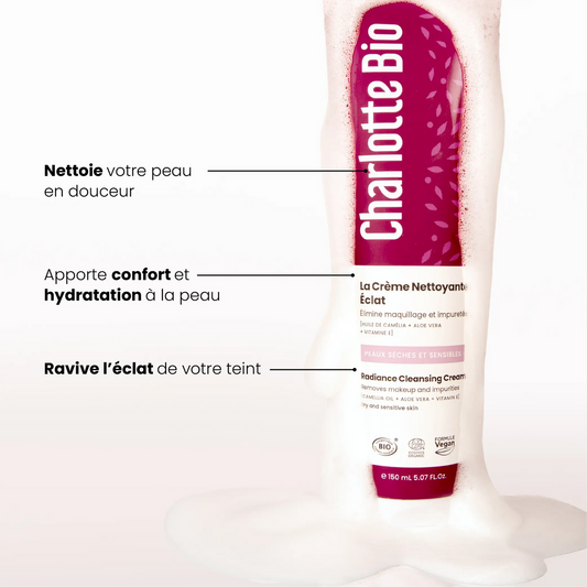 Crème nettoyante visage