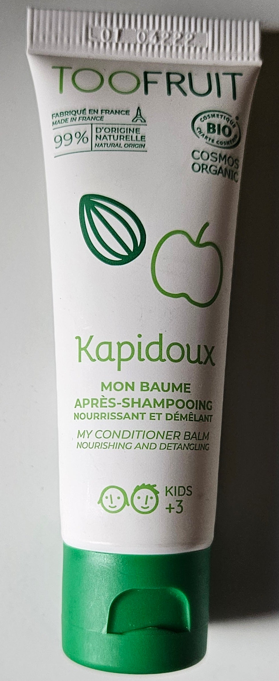 mon baume après-shampoing format voyage