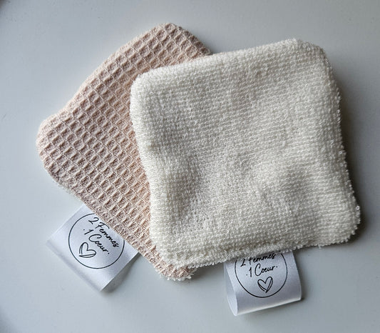 lingettes lavables fait main