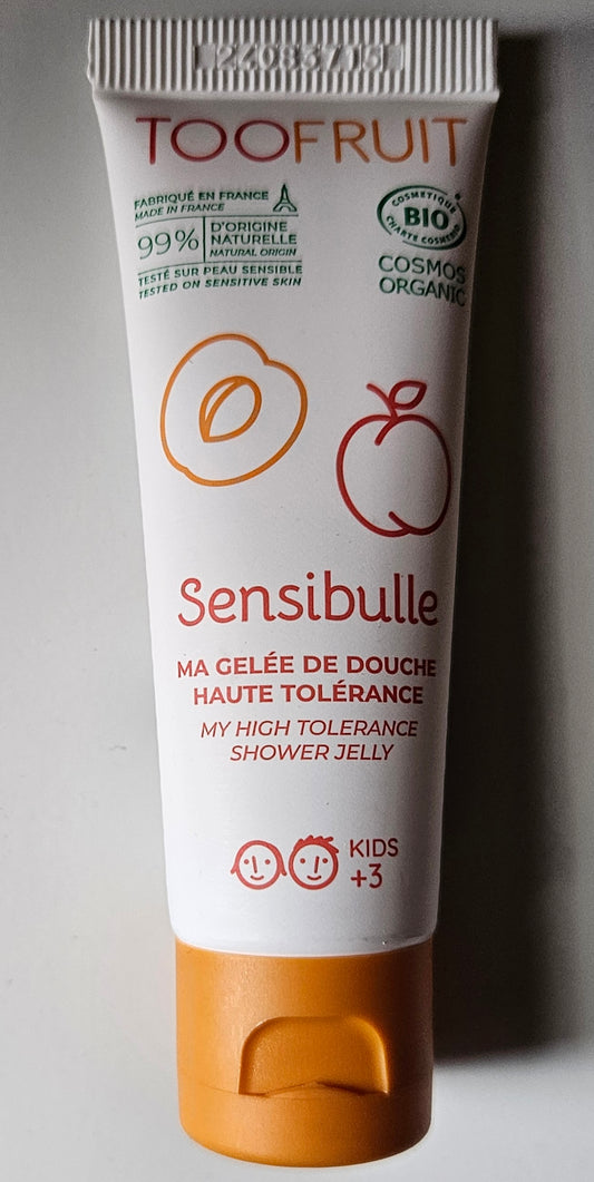 ma gelée de douche en format voyage